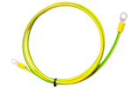 Cordon vert/jaune avec cosses